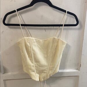 Yellow Corset Top